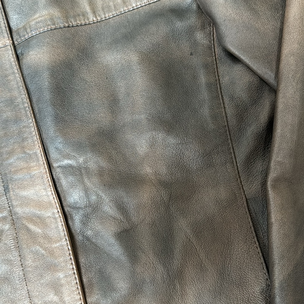 SAROCHI Women's Handmade Oversize Bomber Lambskin Soft Real Leather - Picture 6 of 15